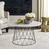 Roe Coffee Table - White - Safavieh - 2 of 4
