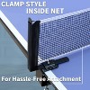 Belatt 9ft Foldable Ping Pong Table Set - Professional Indoor/Outdoor MDF Table Tennis with Net, 2 Paddles, 3 Balls, Wheels Blue - 4 of 4