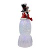 Kurt Adler 9.25-Inch Battery Operated USB Christmas Snowman Water Globe - 2 of 4
