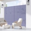 72" H Dovelina Outdoor Privacy Screen Decorative Garden Fence - 4 of 4