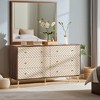 Resenkos Solid Wood Dresser, Storage-Friendly Bedroom Table, Modern Style, Brown Finish, Home Furniture, Stylish and Functional, White - 3 of 4