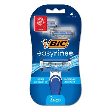 BiC Easy Rinse Men's 4-Blade Disposable Razors - 2ct