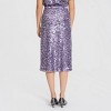Women's Sequin Pencil Skirt - A New Day™ Burgundy - 2 of 4