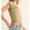 Women's TEXTURED EMBROIDERED KNITTED TOP - MIOU MUSE - 3 of 3
