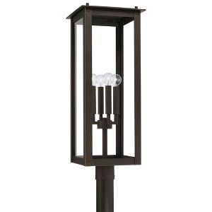 Capital Lighting Hunt 4 - Light Post Light in  Oiled Bronze - 1 of 4