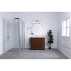 Elegant Lighting Gene 3 light Brass and Frosted white glass Wall sconce - 2 of 4