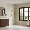 YAWWALK 3-Spray Wall Mounted 10 and 6 in. Dual Round Shower Head and Ajustable Handheld Shower Head - 2 of 4
