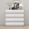 NicBex Minimalist 6-Drawer Dresser for Bedroom, Handle-Less Storage Cabinet with Anti-Tip Device, Modern Bedroom Chest of Drawers - 4 of 4