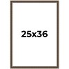 PosterPalooza | Sculpted Silver Picture Frame - UV Acrylic, Foam Board Backing, Hanging Hardware - 2 of 4