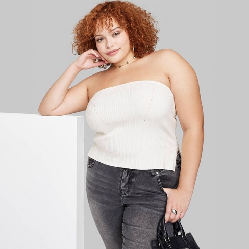 Women's Regular and Plus Size Crop Tube Top | Sizes Small - 5X | Made in  The USA : : Clothing, Shoes & Accessories
