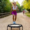 JumpSport 350 PRO Indoor Heavy Duty Lightweight Round Fitness Trampoline with Videos, Secure Arched Legs, and Quiet, Safe Bounce - 3 of 4