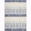 Acekool Washed Velvet Area Rug - Soft High-Density Brocade Carpet for Living Room & Bedroom, Easy Care Foldable Design - 2 of 4