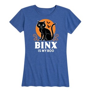 Women's - Hocus Pocus - Binx Is My Boo Short Sleeve Graphic T-Shirt - 1 of 4