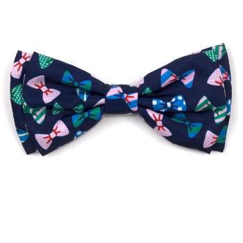 The Worthy Dog Printed Bow Ties Pattern Bow Tie Adjustable Collar Attachment Accessory