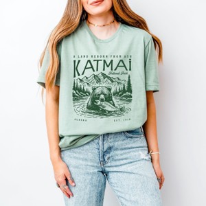 Simply Sage Market Katmai National Park A Land Reborn From Ash Short Sleeve Tee - 1 of 4