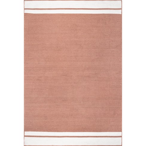 White Solid Loomed Area Rug 9'x12' - Nuloom : Target