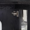 Okak Display Cabinet, Curio Cabinet with 4 Vintage Design Glass Doors，Storage Cabinet for Living Room, Bedrooom, Office - 3 of 4