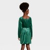 Girls' Long Sleeve Velour Dress - Cat & Jack™ - 2 of 3
