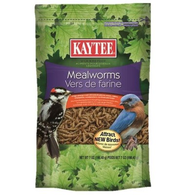 Kaytee Mealworms Bird Food - 7 oz