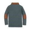Boys' Organic Long Sleeve Jersey Polo with Cord Collar, Kids - 3 of 3