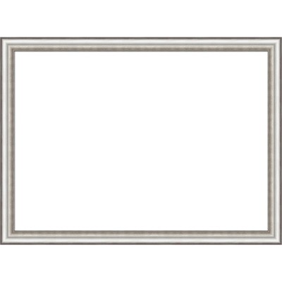 Amanti Art Salon Silver Narrow Framed Dry Erase Magnetic Board