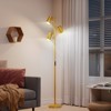 SUGIFT Modern Dimmable Floor Lamp for Living Room with 3 Color Temperatures LED Bulb Standing Lamp for Bedroom - 2 of 4