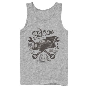 Men's Batman Bat Cave Dad's Garage Tank Top - 1 of 4