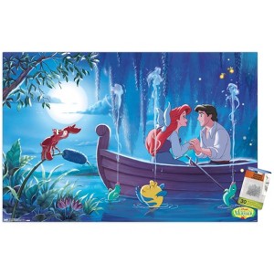 Trends International Disney The Little Mermaid - Ariel - Kiss The Girl Unframed Wall Poster Prints - 1 of 4