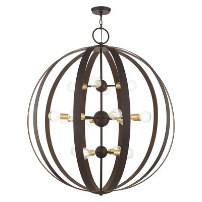 Livex Lighting Modesto 16 - Light Chandelier in  Bronze