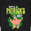 Men's - SpongeBob Squarepants - Happy St. Patricks Day Graphic Fleece Sweatshirt - 2 of 4