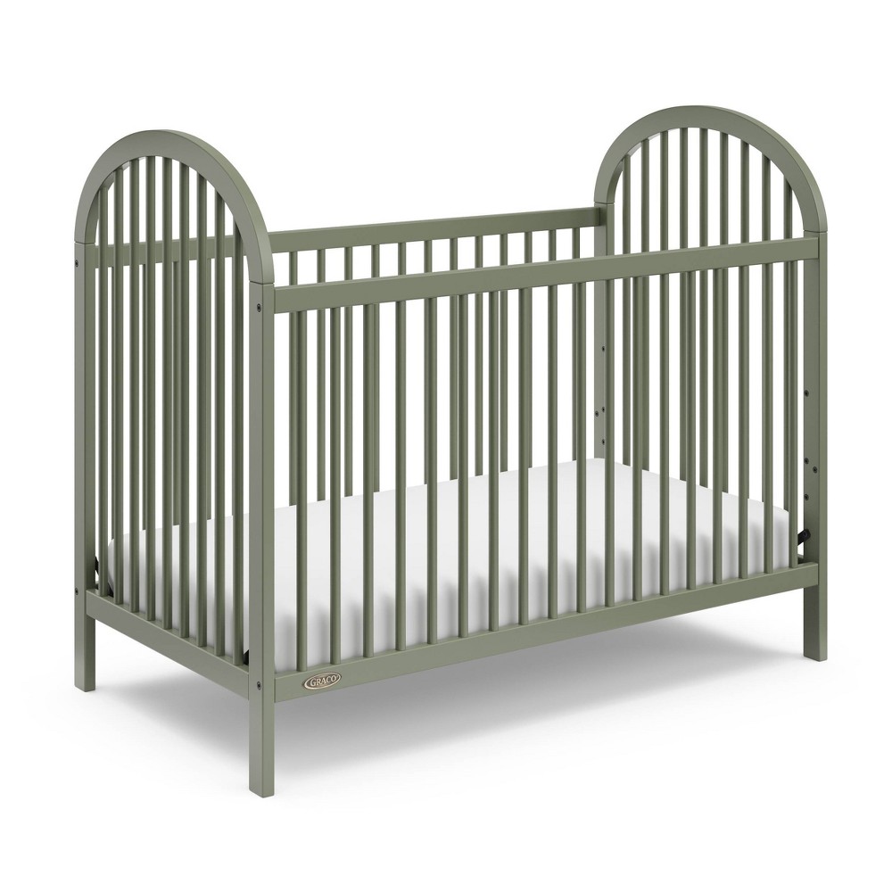 Photos - Cot Graco Olivia 3-in-1 Convertible Crib - Olive 