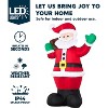 Paaaawaters 6 FT Christmas Inflatable Santa with Gift Bag, Blow Up Xmas Inflatable Decorations - 3 of 4