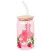 Silver Buffalo Strawberry Shortcake Sitting Strawberry 16oz Glass Tumbler - 4 of 4