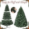 9Ft Premium Unlit Christmas Tree - Hinged Design, Dense Realistic Foliage, Easy Assembly for Holiday Decor - 4 of 4