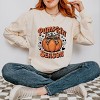 Simply Sage Market Coquette Pumpkin Season Leopard Garment Dyed Long Sleeve - 2 of 4