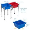 ECR4Kids 2-Station Sand and Water Adjustable Play Table, 1 - 2 of 4