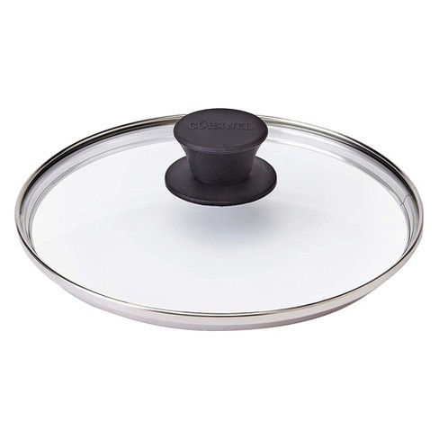 Nutrichef Cooking Pot Lid 2.5 Quart - See-through Tempered Glass Lids,  Stainless Steel Rim, Dishwasher Safe : Target