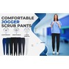 JEFFRICO Scrubs for Women Jogger Pants Lightweight Slim Fit 4 Way Stretch Soft Scrub Pants - 2 of 4