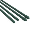 vidaXL Garden Plant Stakes 30 pcs Green 70.9" Steel - 4 of 4