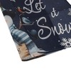 Unique Bargains Christmas Place Mats Snowman Flax 11.8"x17.7" 2 Pcs - 4 of 4