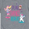 JoJo Siwa Play Dance Repeat Short Sleeve Graphic T-Shirt - Heather Grey - 4T - 2 of 3