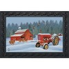 Briarwood Lane Winter Doormat 30x18 Indoor Outdoor Winter on the Farm For Winter Doormat - 2 of 4