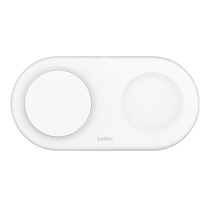 Belkin® BoostCharge Pro 2-in-1 15-Watt Magnetic Wireless Charging Pad with Qi2 and USB-C® Port, 2 of 9