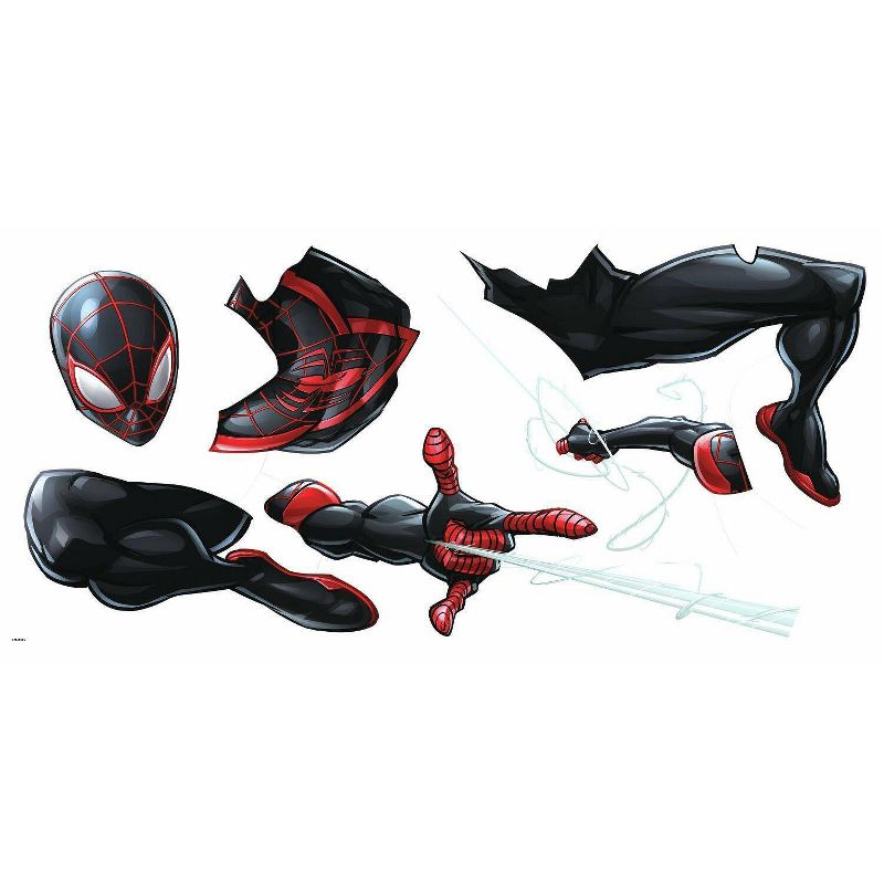 Spider-Man Miles Morales Peel and Stick Giant Kids&#39; Wall Decal, 4 of 8