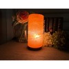 Q&A Himalayan Salt Cylinder Shape Table Lamp - 3 of 4