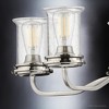 Urban Ambiance Luxury French Rustic Chandelier,  21.125"H x 27.125"W,  Brushed Nickel Finish, UHP3780 - 4 of 4