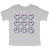 The Juniper Shop SmileyWorld Patriotic Stars Stacked Toddler Short Sleeve Tee - 5T - H. Grey - 2 of 4