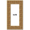 PosterPalooza | Panoramic Sculpted Black Picture Frame - UV Acrylic, Foam Board Backing, Hanging Hardware - 2 of 4