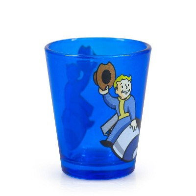 Just Funky Fallout Series Vault Boy Riding A Nuke Collectible Shot Glass | Holds 1.5 Ounces