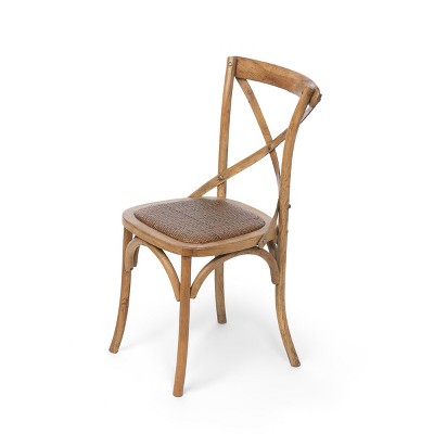 Park Hill Collection Wooden Cross Chair